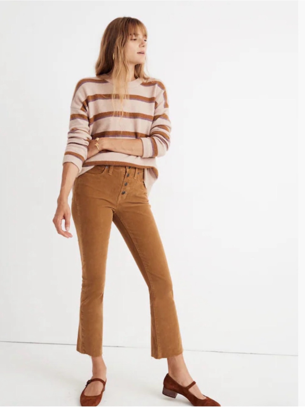 Madewell Cali Demi-Boot Jeans: Corduroy Edition